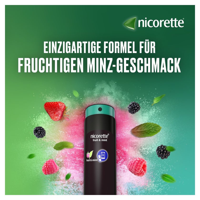nicorette fruit & mint Spray zur Rauchentwöhnung 300 Sp