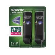 Produktabbildung: nicorette fruit & mint Spray zur Rauchentwöhnung 300 Sp
