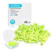 ACWOO Ohrstöpsel 60 Paar - Geräuschunterdrückung SNR 34 dB, weicher