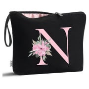 Vavabox Personalisierte Kosmetiktasche mit Initial N - Perfektes Geschenk für