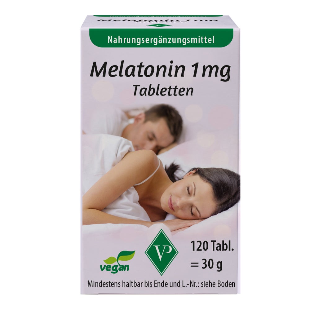 MELATONIN 1 mg vegan Tabletten 120 St