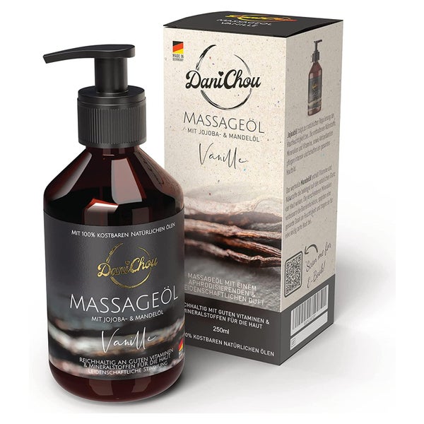 DaniChou Massageöl Vanille 250 ml