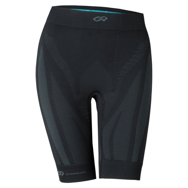 UNDER PRESSURE Accelerator Tight | Damen Kompressions-Short XS (H: 82-88cm - O: 40-50cm) / Anthrazit