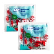 TePe Interdentalbürsten 2er Set, Rot + Rot 40 St