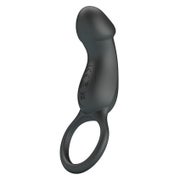 Pretty Love - Trae Vibrationsring mit Schwarzem Stimulator 1 St