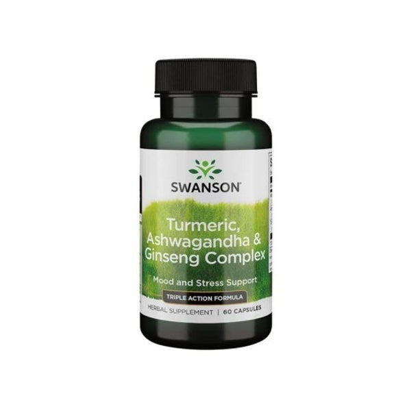Kurkuma, Ashwagandha & Ginseng Komplex, Kapseln 60 St