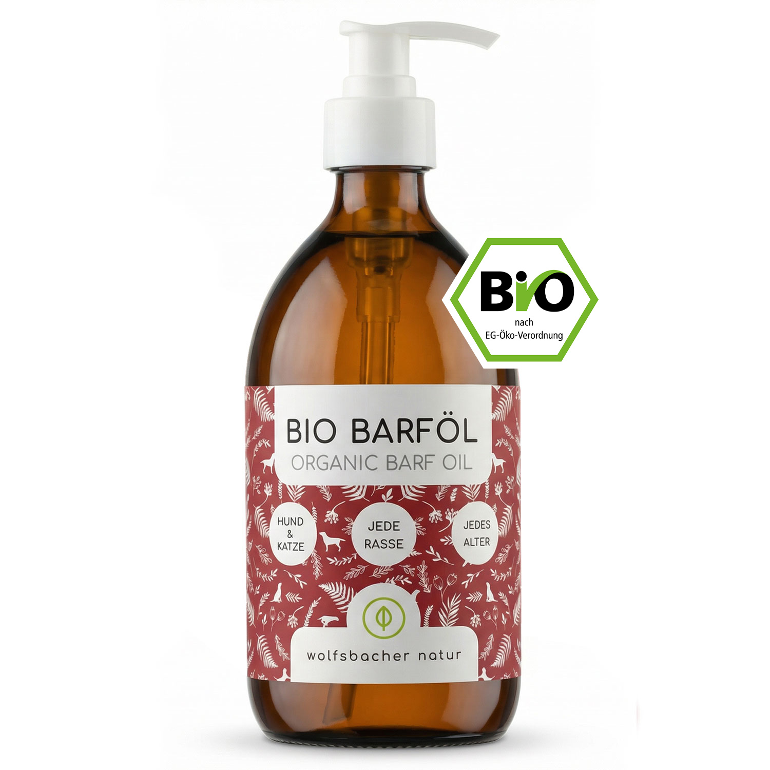 Wolfsbacher Natur Bio Barf Öl 500 ml