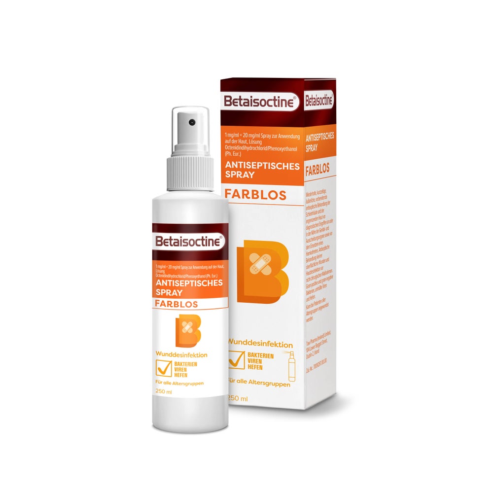 Betaisoctine 1 mg/ml + 20 mg/ml  Spray 250 ml