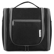Kulturbeutel Kulturtasche Damen Herren Kinder Groß Schwarz L 1 St