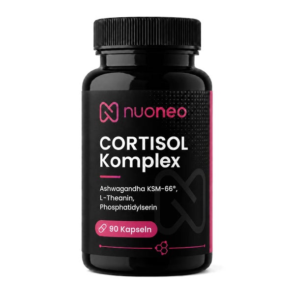 CORTISOL Komplex Ashwagandha KSM-66 Kapseln 90 St