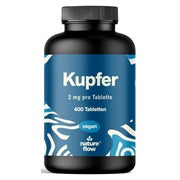 Kupfer Tabletten 2 mg - 400 Stk. - Nature Flow 400 St
