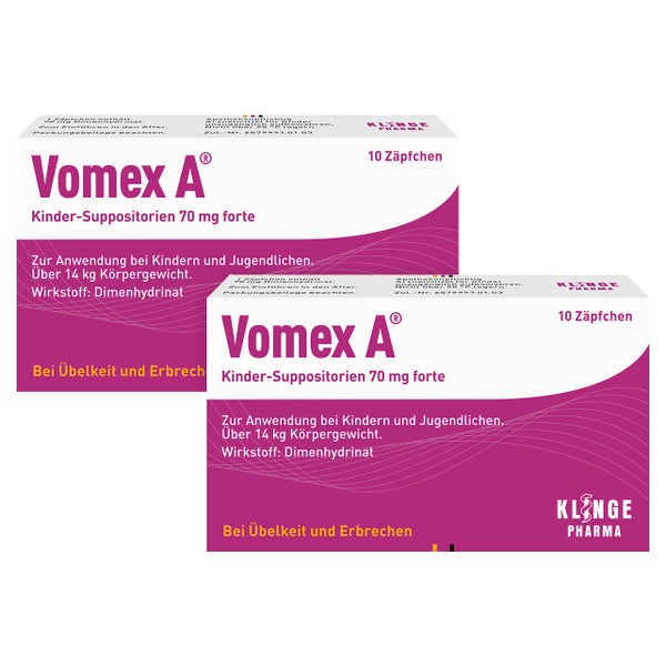 VOMEX A KINDER SUP.70MG FO 2X10 St