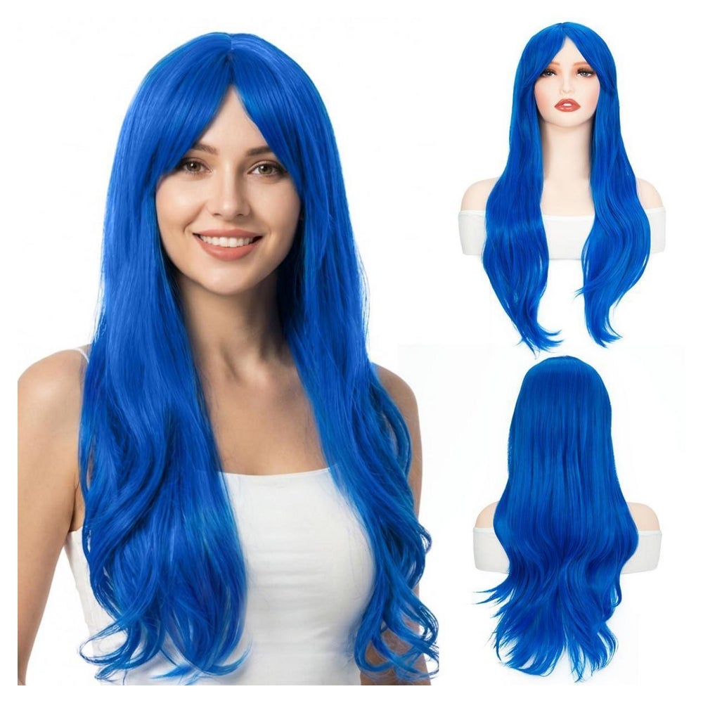 Perücke synthetisch lockig 28 einstellbar Anime 70 cm Königs 1 St
