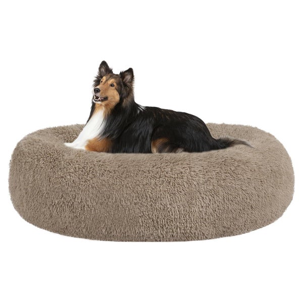 Hundebett orthopädisches rund Donut L 80 x B 80 x H 20 cm Ka 1 St