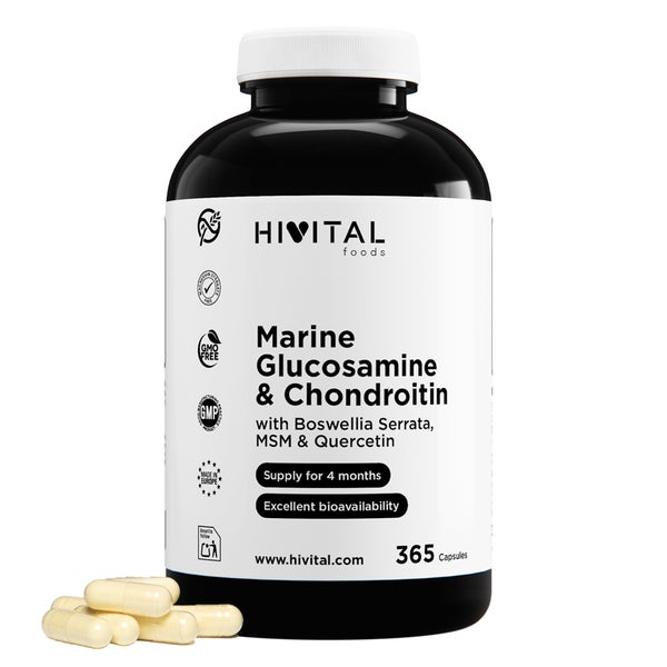 Glucosamin mit Chondroitin | 365 Kapseln 365 St
