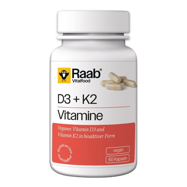 Vitamin D3 + K2 Kapseln 60 St