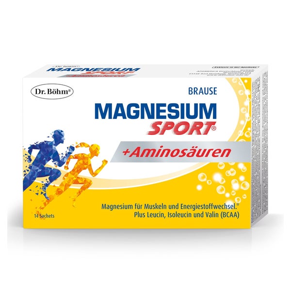 Dr.bÖhm Magnesium Sport+aminosäuren Granulat 14 St