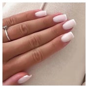 Nägel Press On Kurz Eckig 24 Französisch Nagelkleber G 1 St