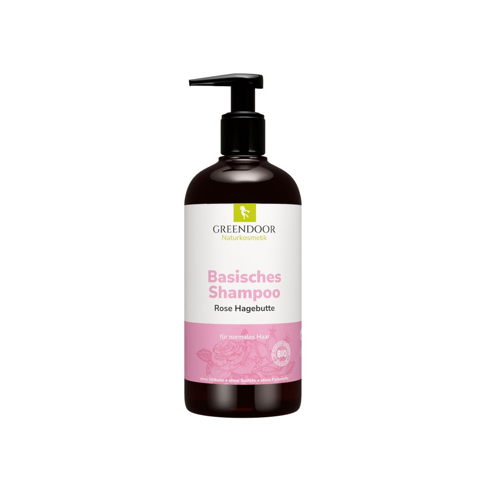GREENDOOR Basisches Shampoo Rose Hagebutte 250 ml