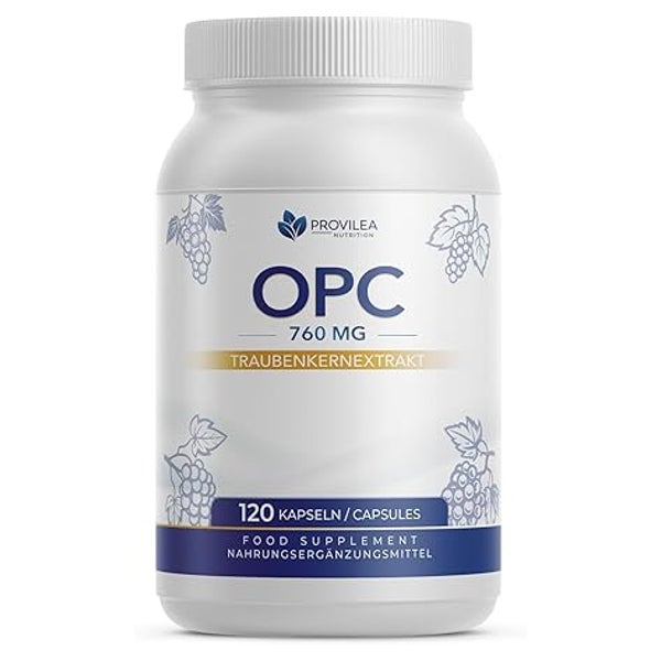 Provilea OPC Traubenkernextrakt Kapseln | Hoher OPC-Anteil 120 St