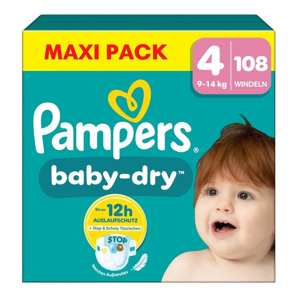 Pampers Baby Dry Gr.4 Maxi 9-14kg Eco. Pack 1 St