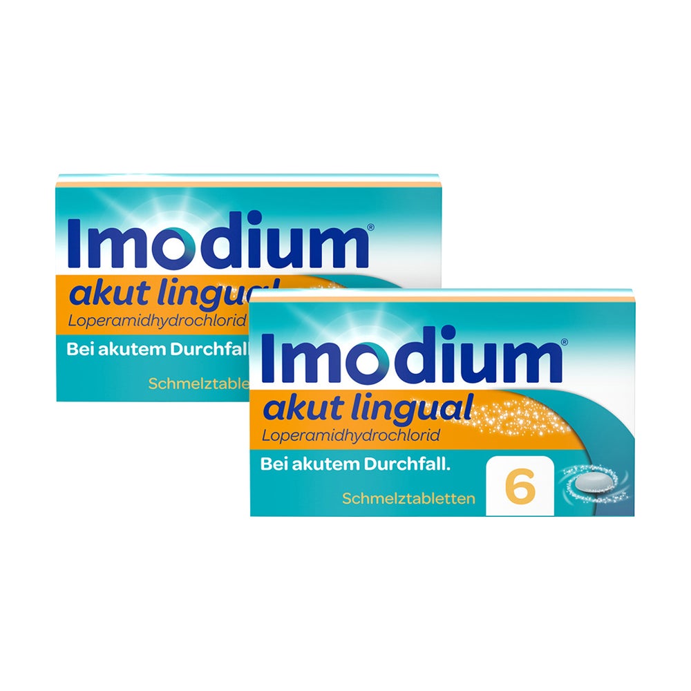 Imodium® aktu lingual Doppelpack 2X6 St