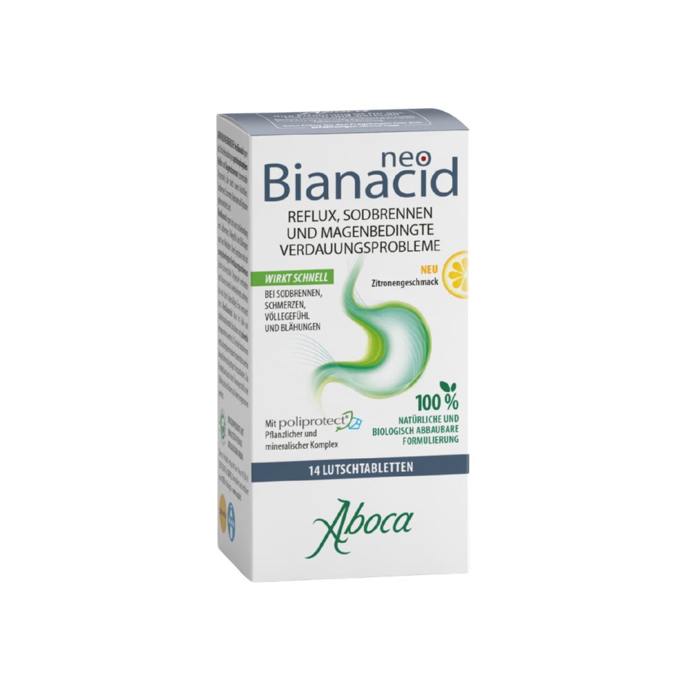Neo Bianacid Lutschtabletten Zitronengeschmack 14 St