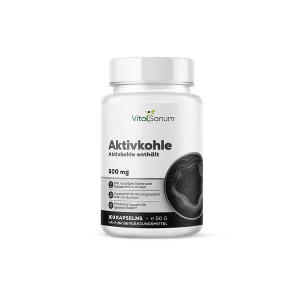 VitaSanum® Aktivkohle – 1000 mg Tagesportion 100 St