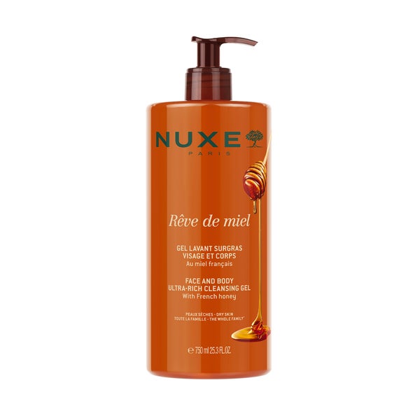 Reve de Miel Rückfettendes Reinigungsgel Gesicht & Körper 400 ml