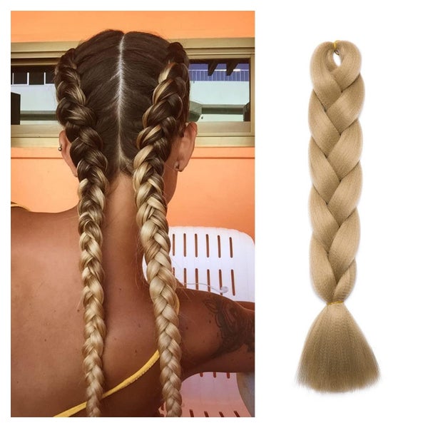 Haarverlängerung afrikanische Zöpfe Ombre 60 cm (1er Pack) A 1 St