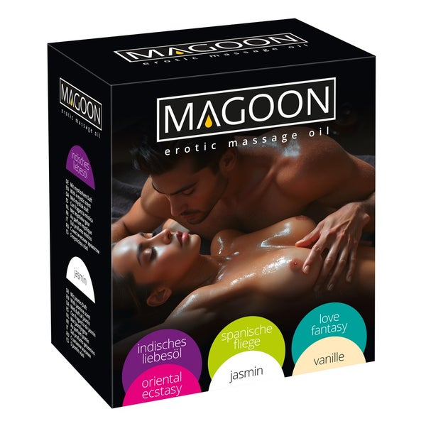 Magoon - Erotisches Massageöl 6*200 ml Mix 1200 ml