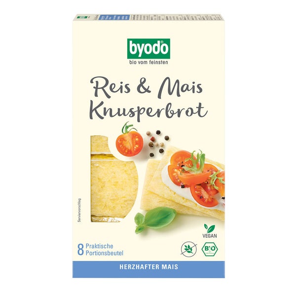 BYODO Reis & Mais Knusperbrot 160 g