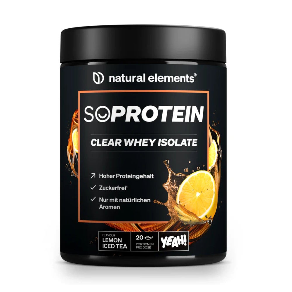 natural elements SoProtein Clear Whey Isolate Lemon Iced Tea 600 g