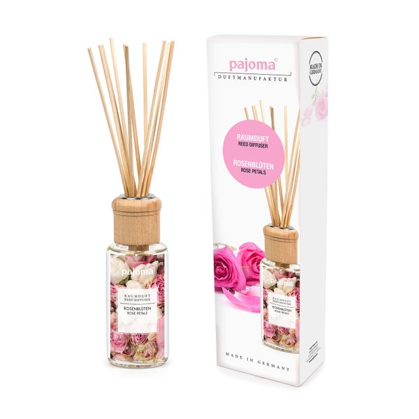 pajoma® Raumduft 100 ml inkl. Duftstäbchen, Rosenblüten 100 ml