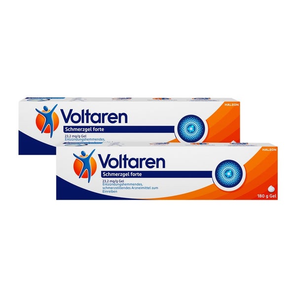 Voltaren Schmerzgel forte 23,2 mg/g Gel Doppelpack 2X180 g