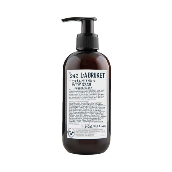 L:A Bruket, 242 Hand & Body Wash Elder Cosmos Natural certified