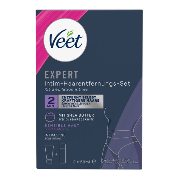 Veet - EXPERT Intim-Haarentfernungs-Set 100 ml