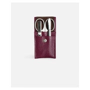 G&F Timor® 3-tlg Manikürset Leder weinrot Safirfeile 33110 1 St