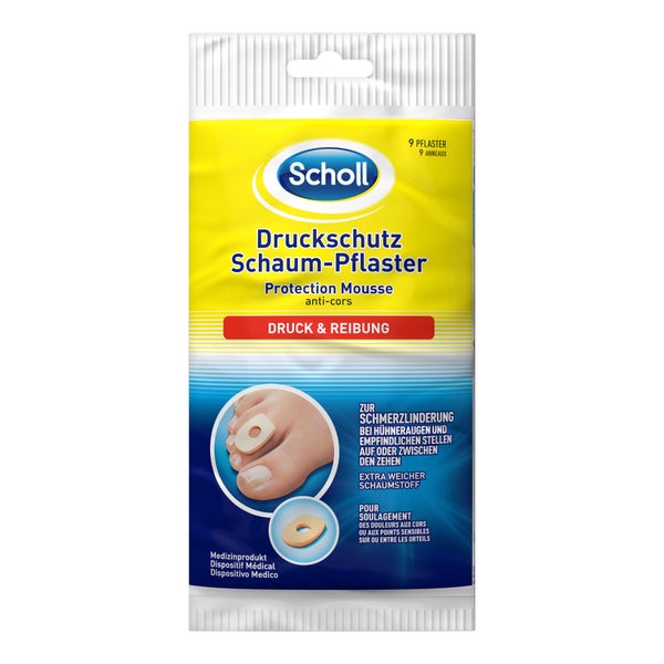 Scholl Druckschutz Schaum-pflaster 9 St