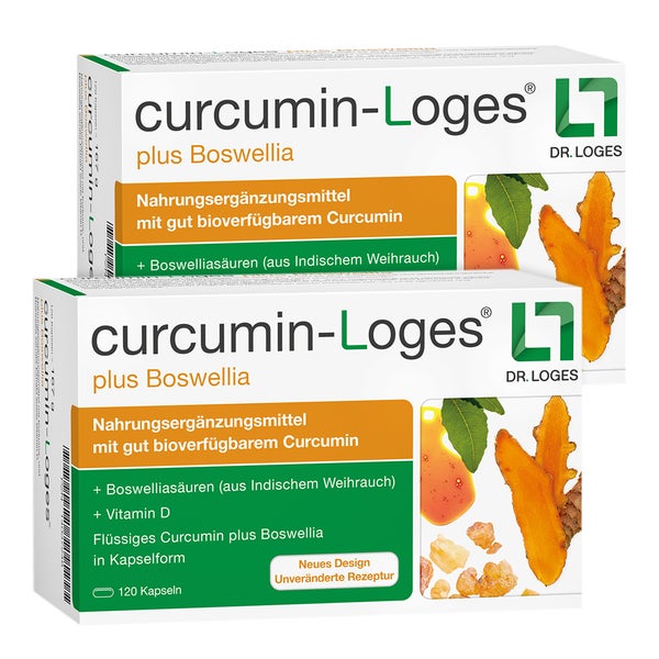 Doppelpack curcumin-Loges plus Boswellia 2X120 St