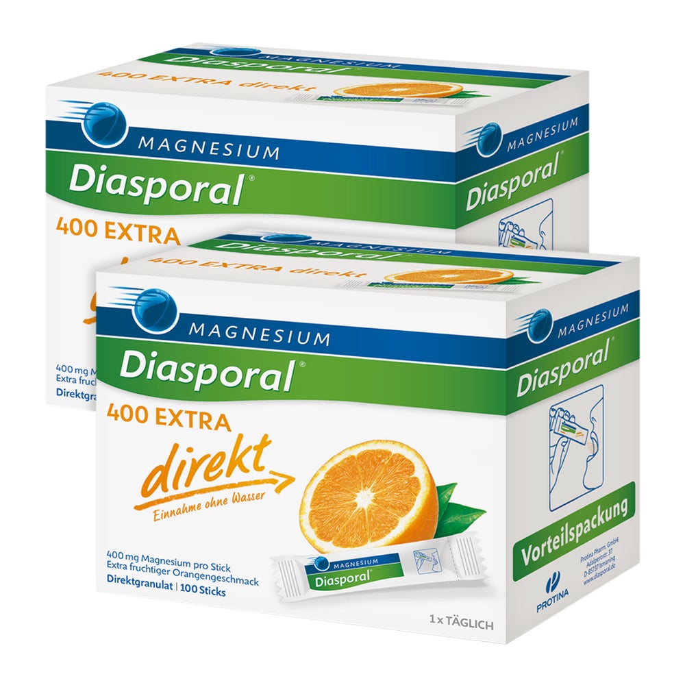 Doppelpack Magnesium-Diasporal 400 EXTRA 2X100 St