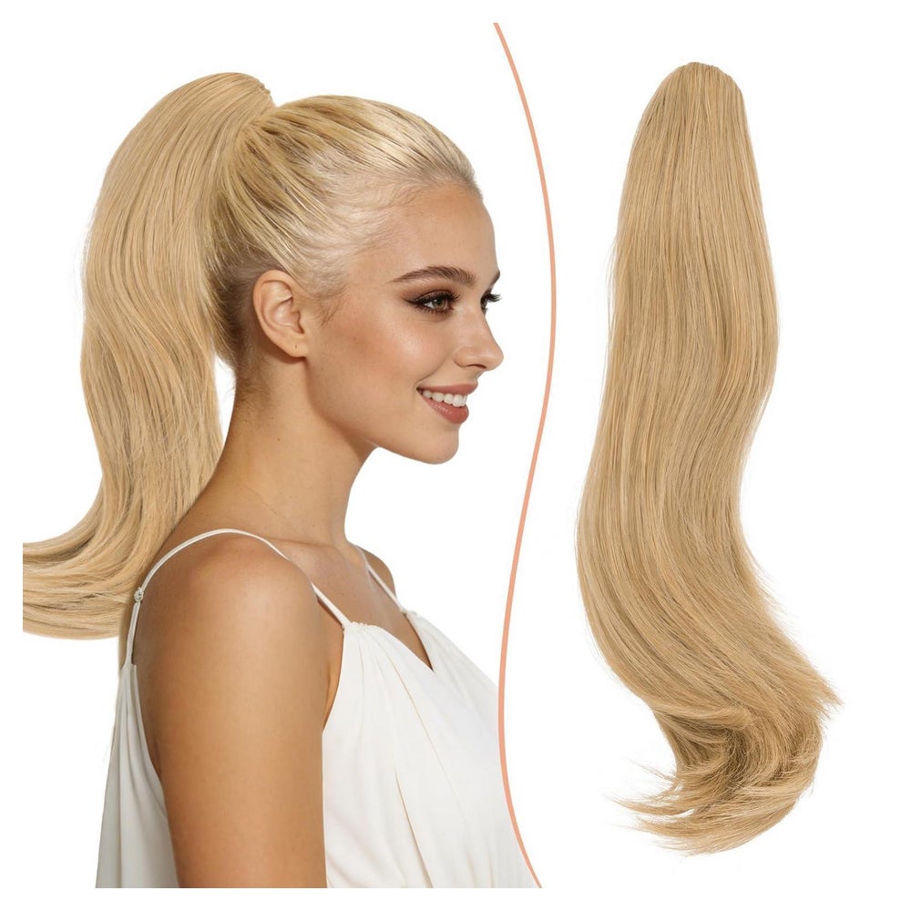 Pferdeschwanz Haarteil Klammer Clip 30cm 24 613# Blond gemis 1 St