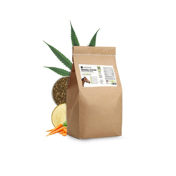 PFERDESTARK Bio Hanf-Karotte Mash Pferdefutter getreidefrei Ergänzungsfutter 3kg 3 kg