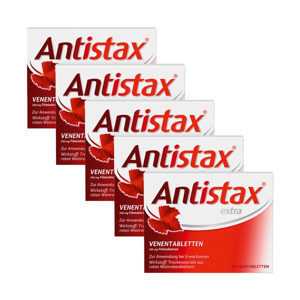 Antistax Venentabletten - 5 x 30 Stück 30 St