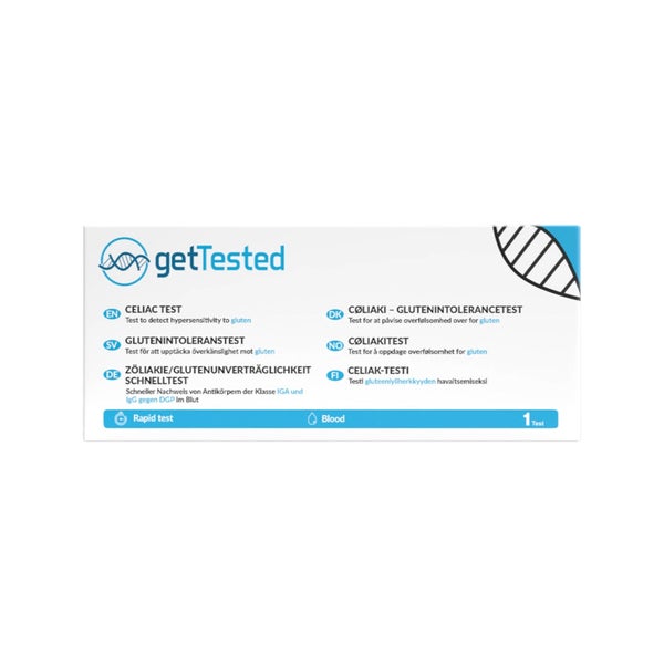 GetTested Glutentest für Zöliakie (Glutenunverträglichkeit) 1 St