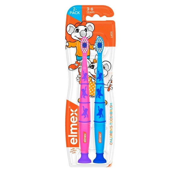 Toothbrush for children aged 3-6 years Children Duopack 2 pcs