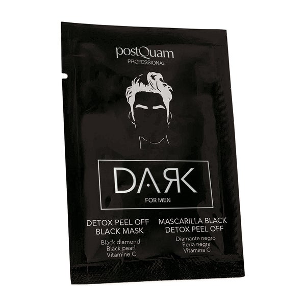 POSTQUAM SKIN CARE DETOX BLACK MASK PEEL OFF MEN SACHETS 10ML