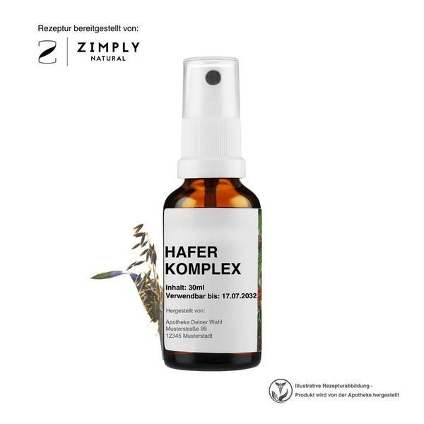 Zimply Natural HAFER KOMPLEX - Pflanzbasierte Rezeptur 30 ml