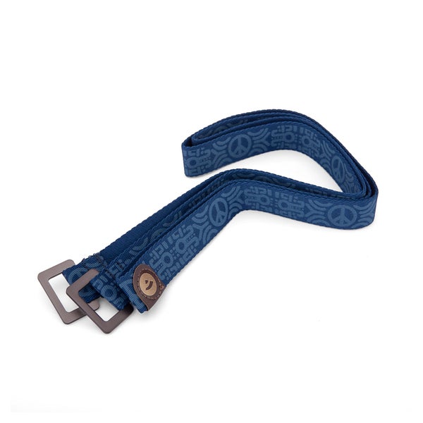 bodhi Yogamatten-Tragegurt gemustert, PEACE Print blau 1 St