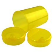 Medi-Inn Schnabelbecher Set 1 Unterteil + 2 Deckel 250 ml gelb 1 St